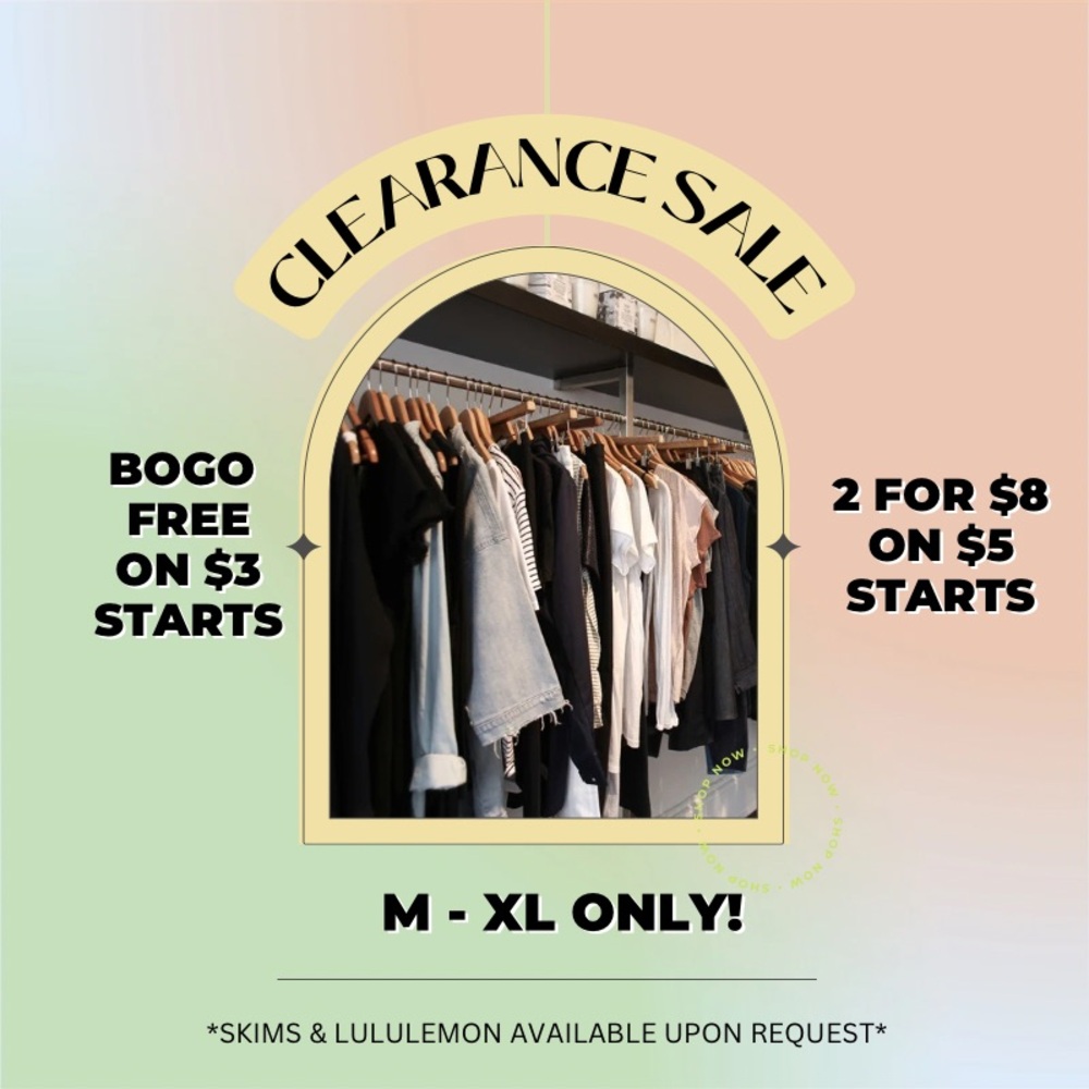 BOGO $3 STARTS